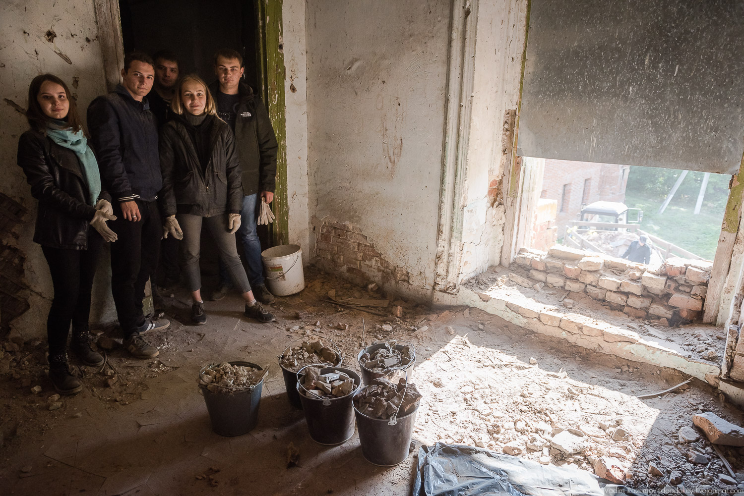 усадьба Полибино, Липецкая область, Усадебные волонтеры 21 сентября 2019 года