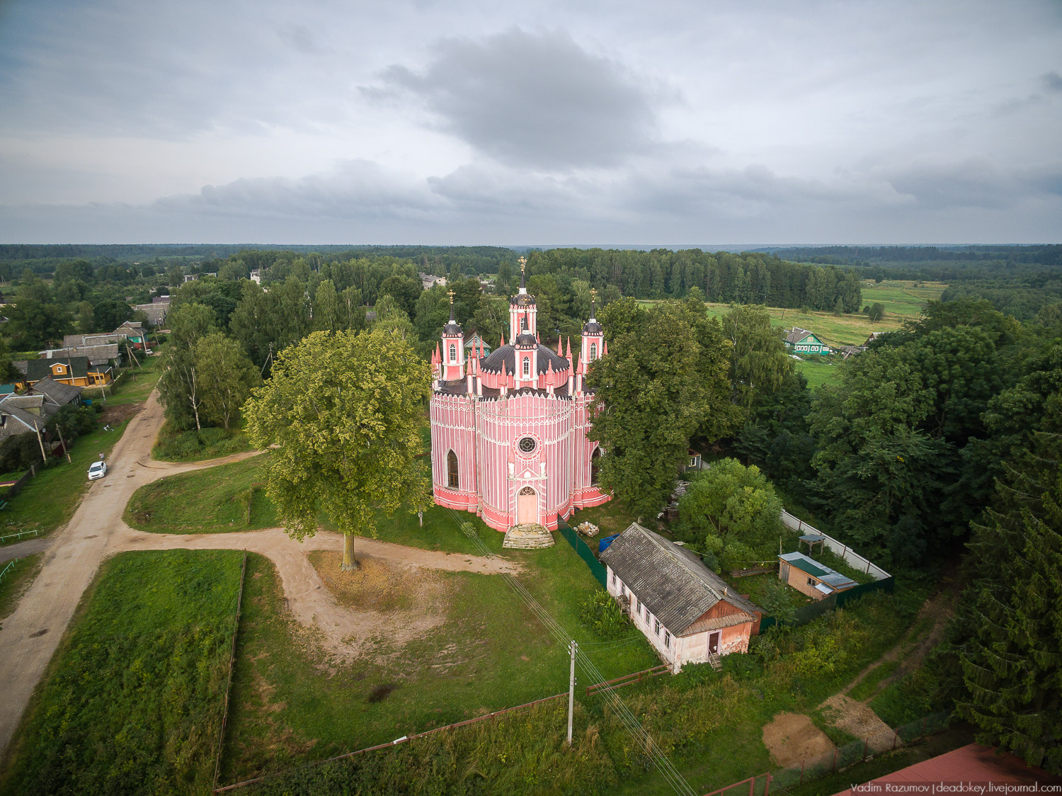усадьба Красное Полторацких, Преображенская церковь Фельтена, Старицкий район, Тверская область