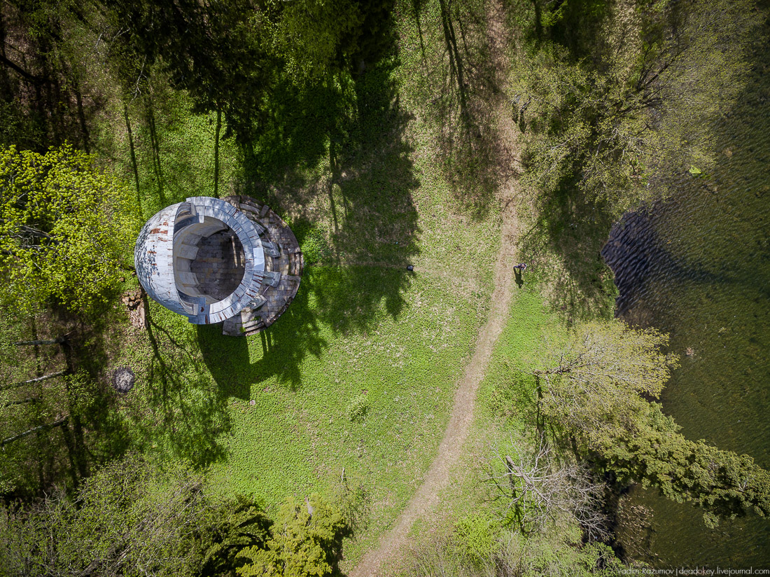 Гатчинский дворец, Гатчина, с дрона и квадрокоптера