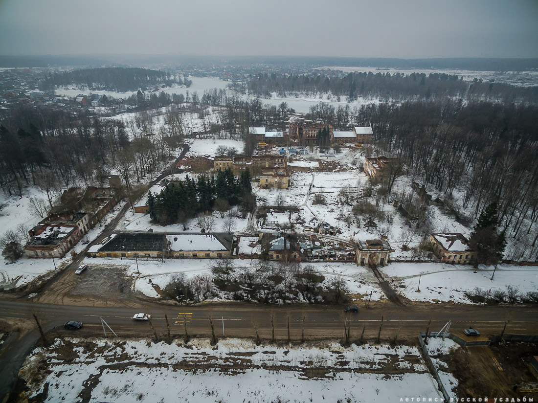 усадьба Гребнево с квадрокоптера