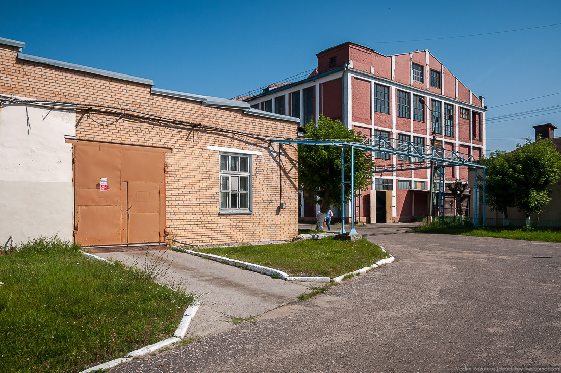 Шелкоткацкая фабрика купцов Барановых (АОЗТ Павлово-Посадский льнокомбинат, ГК Берег), МВК «Княжий Двор», Московская обл., Павлово-Посадский р-н., п.г.т. Большие Дворы.