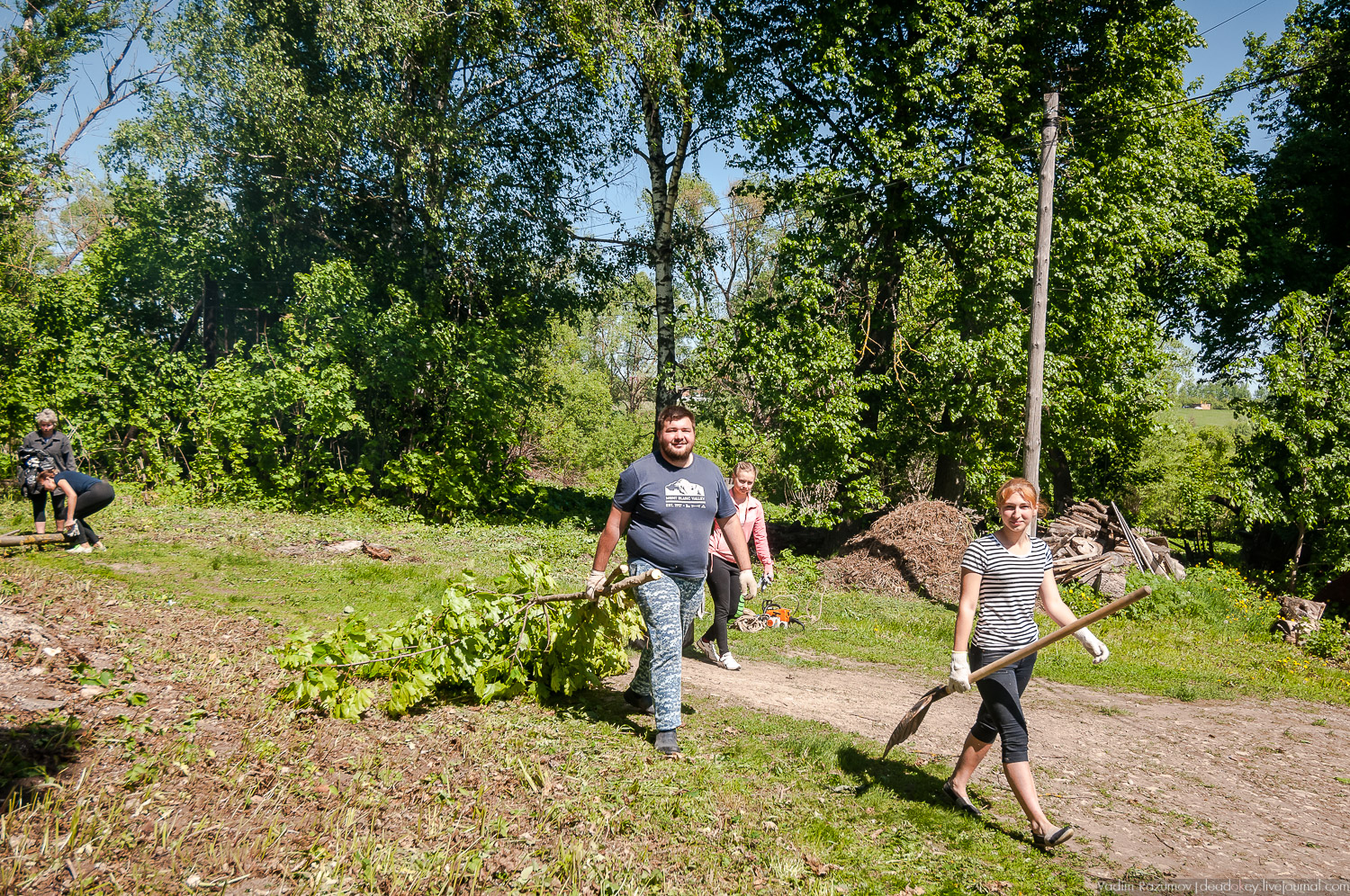 усадьба Сергиевское-на-Упе, Усадебные волонтеры в Тульской области