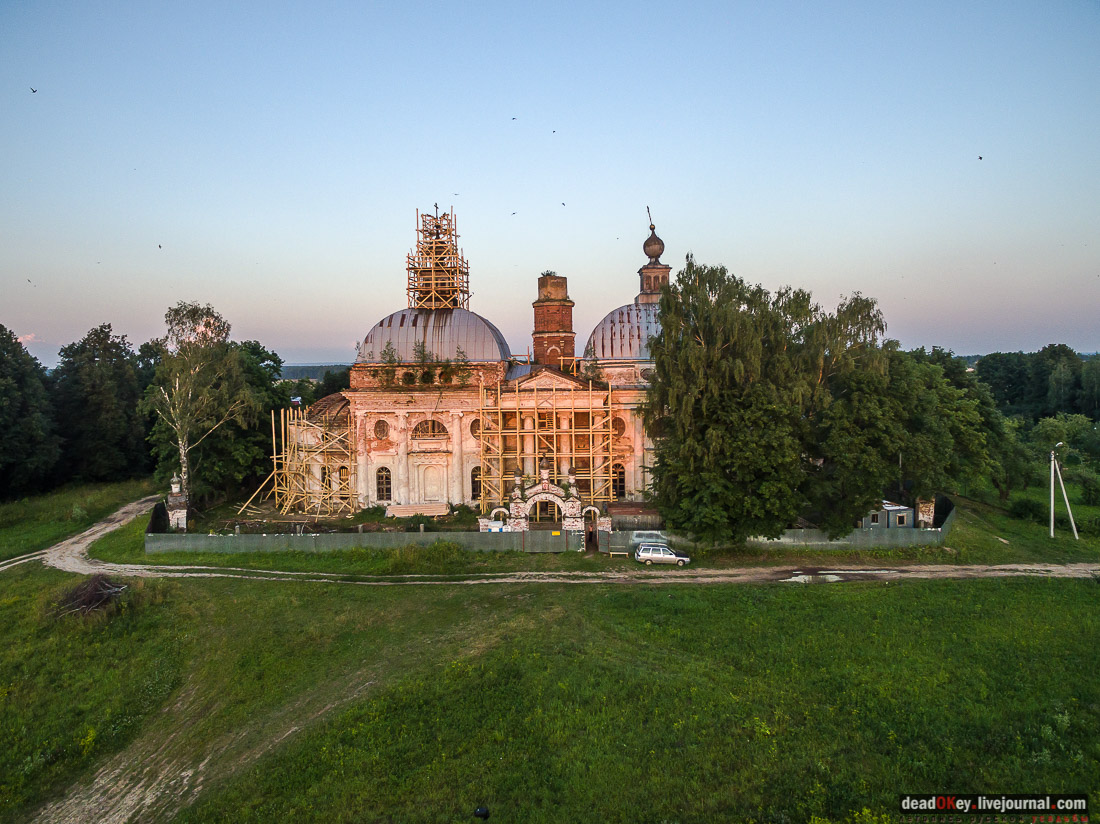 усадьба Ярополец Чернышевых с квадрокоптера