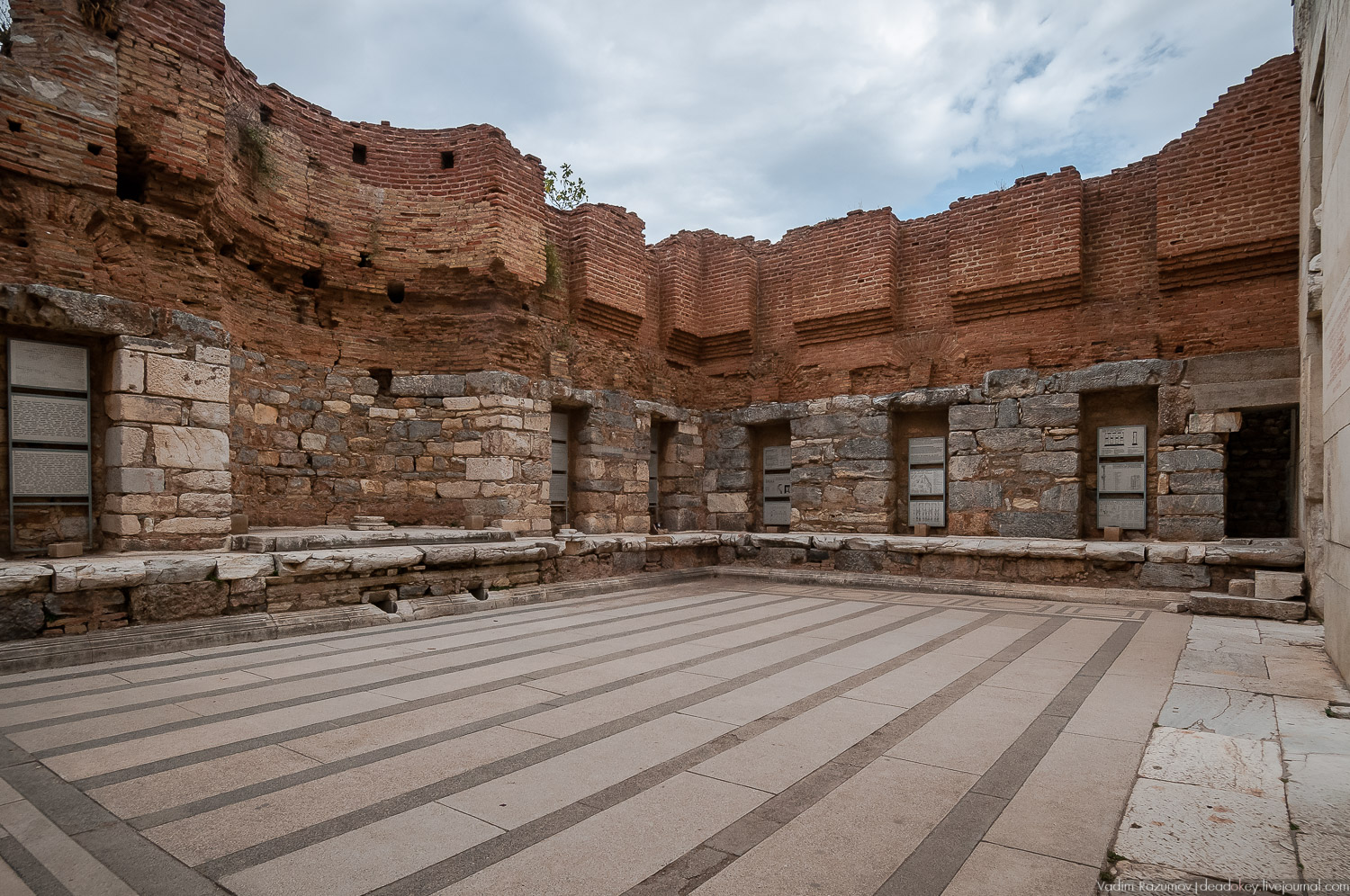 Эфес, библиотека, античные руины, Турция