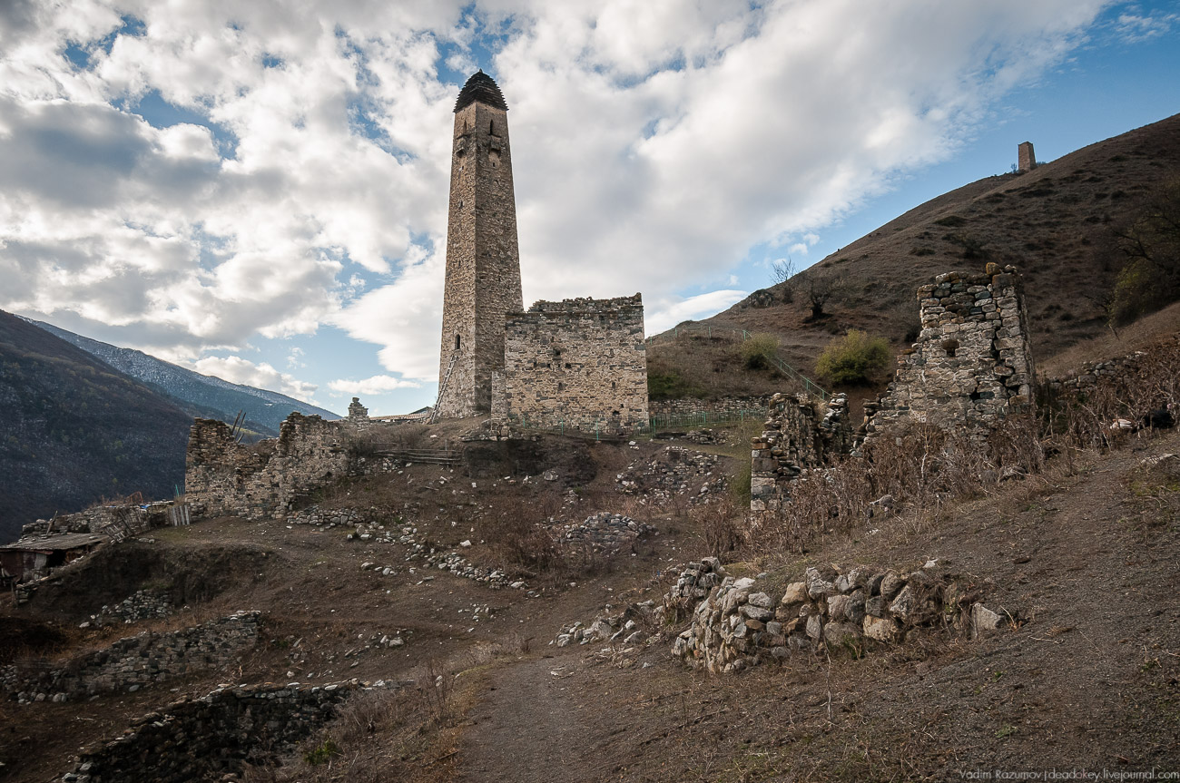 Башенный комплекс Ляжги, Ингушетия, Джейрахский район, сельское поселение Ляжги.