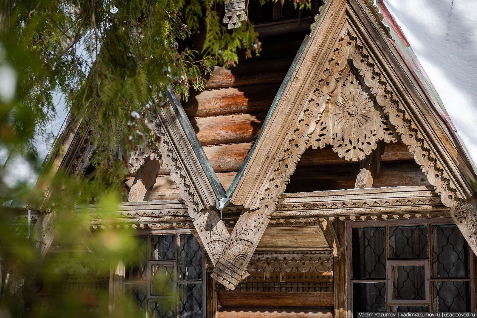 усадьба Абрамцево, 2020 год, зима, последний снег