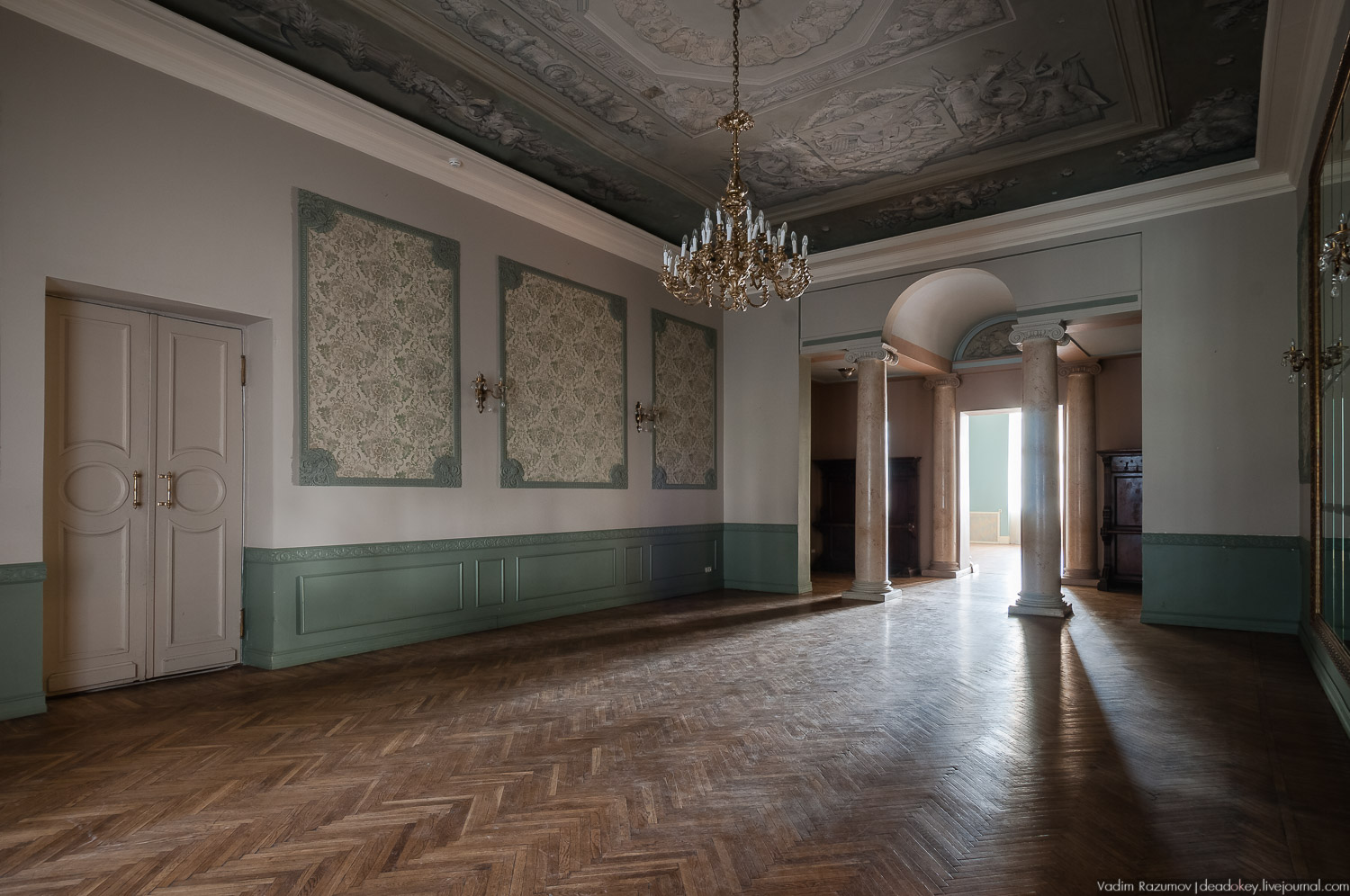 усадьба Братцево, Москва, интерьеры главного дома