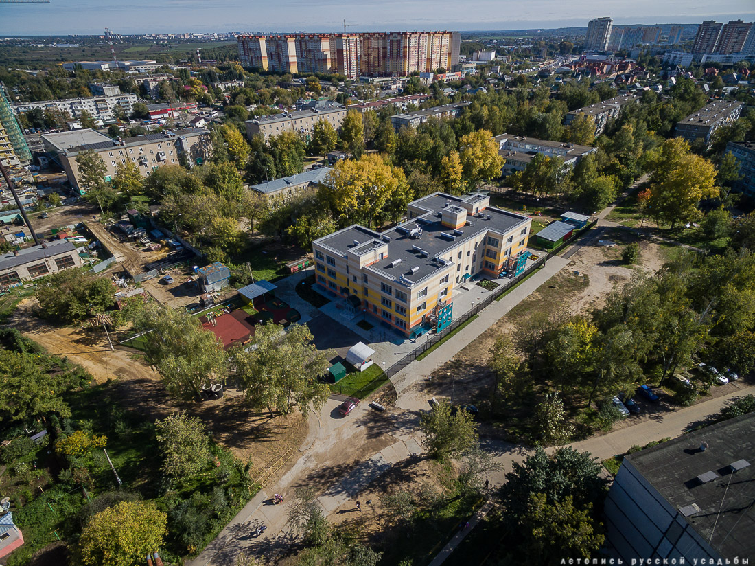 Поселок Октябрьский, фабрика Шорыгина с квадрокоптера