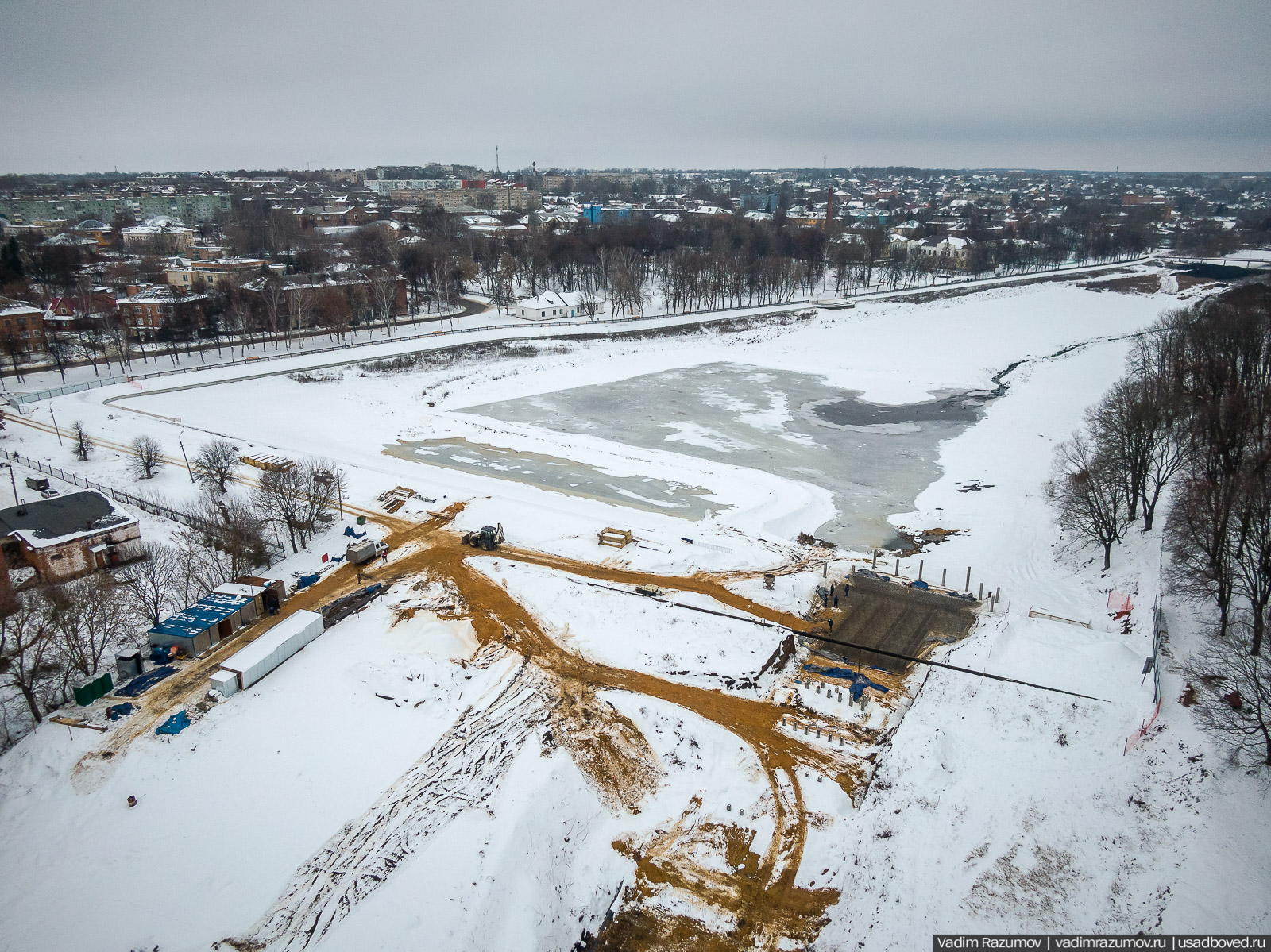 Богородицк, открытие плотины, приезд губернатора, Тульская область, дворец, пруды