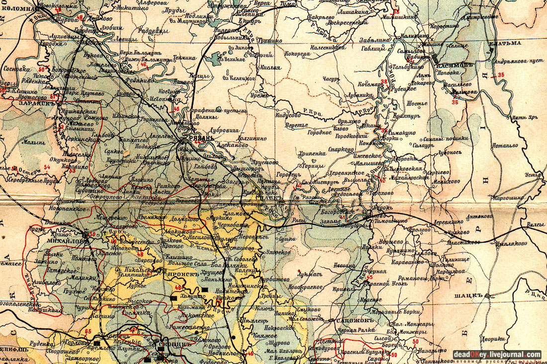 усадьба Кирицы, Рязанская область, архитектор Ф.О. Шехтель