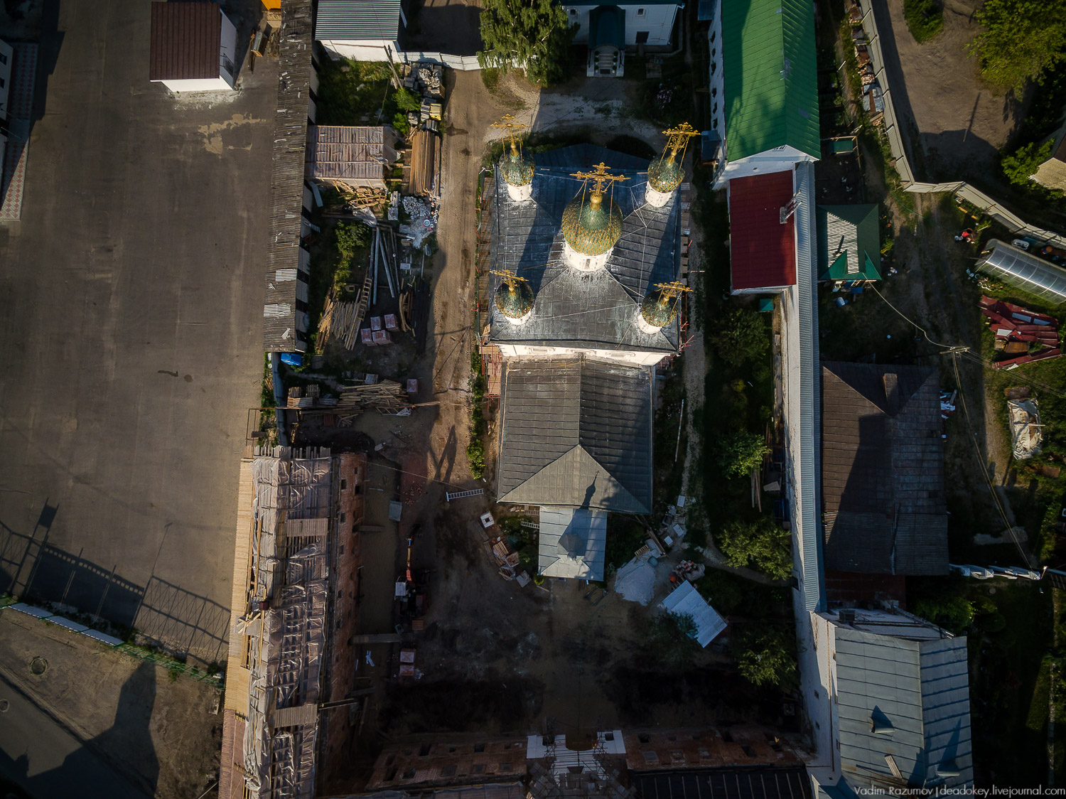 Гороховец с дрона