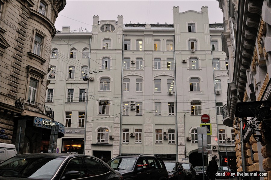 Доходный дом А.С. Грачевой (гостиница Марсель), 1901-1903, архитектор Э.М. Розен, ул. Петровка, 15/13