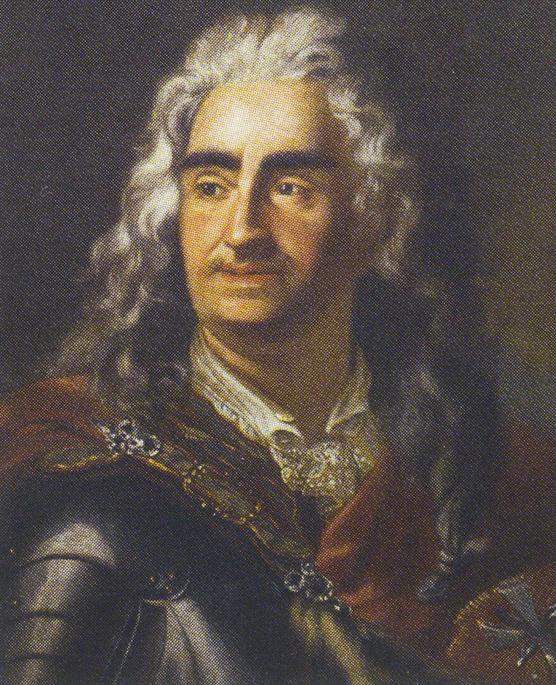 Портрет польского короля Августа II