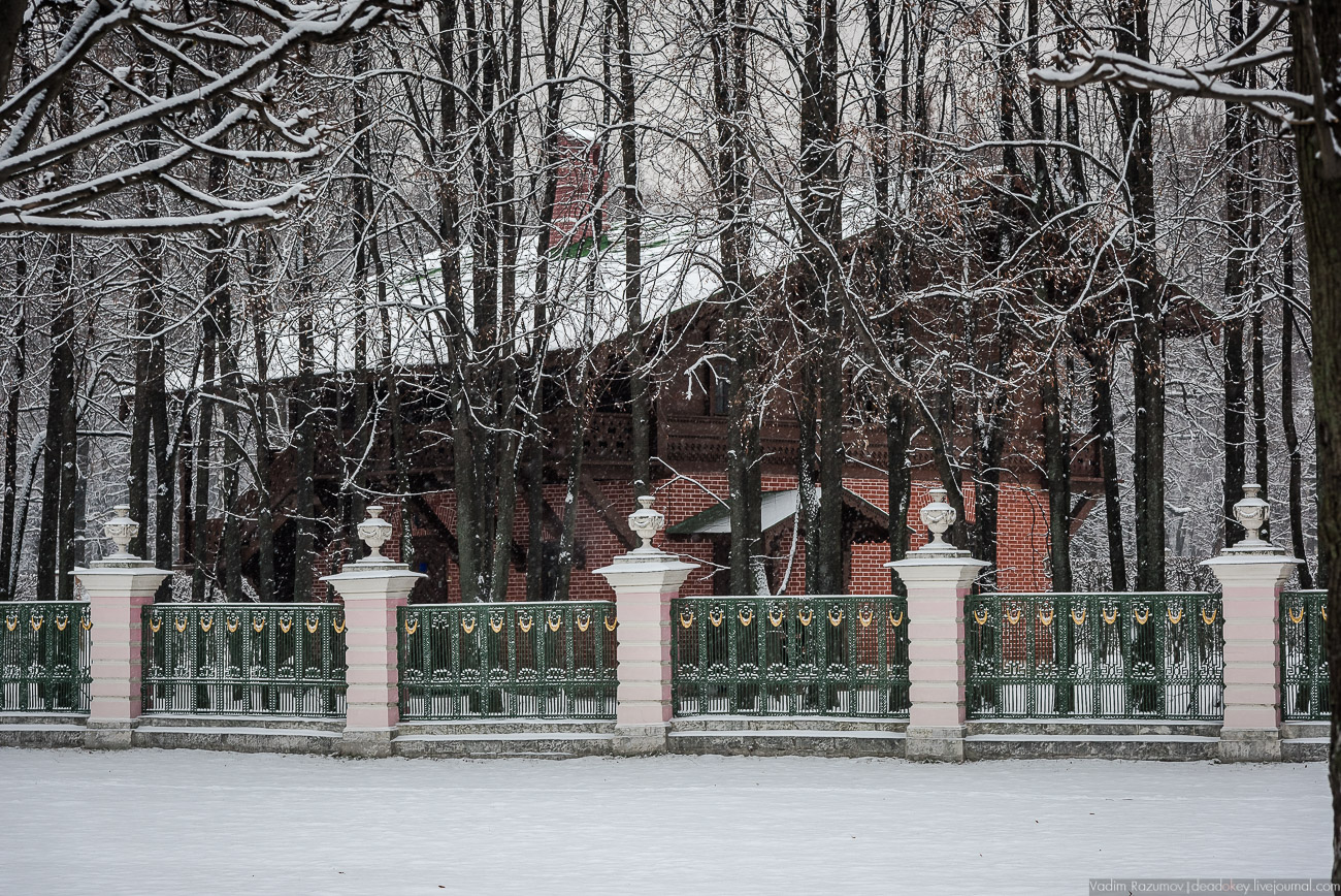 Усадьба Кусково зимой, 2018 год