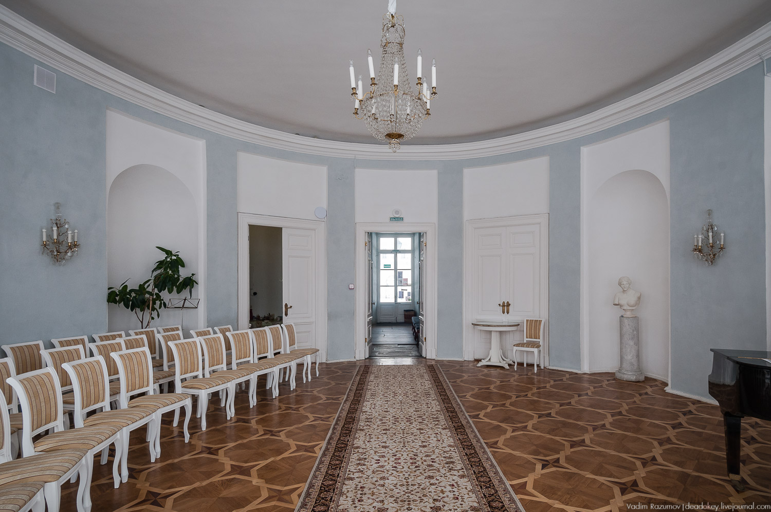 Богородицк, интерьеры дворца