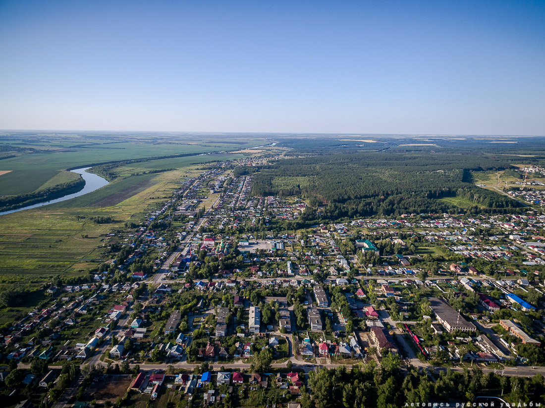 Задонск, Задонский Рождество-Богородицкий мужской монастырь с квадрокоптера, Липецкая область