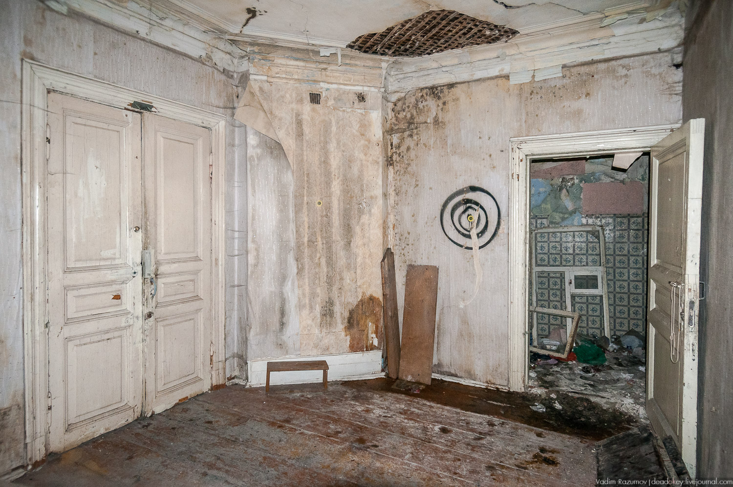 Сергиев Посад, волонтеры спасают дом на Валовой улице