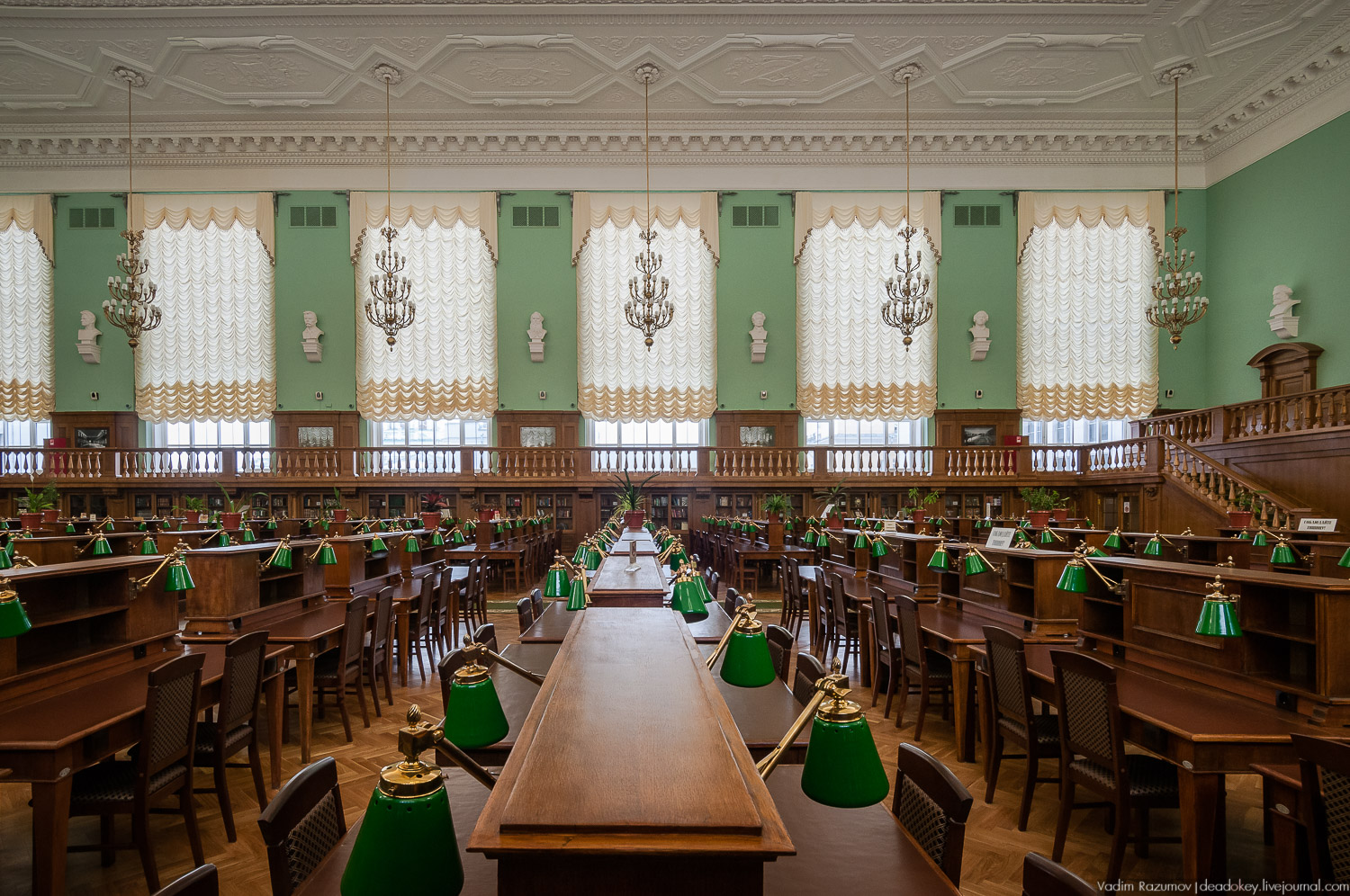 РГБ. Российская государственная библиотека. Интерьеры читального зала