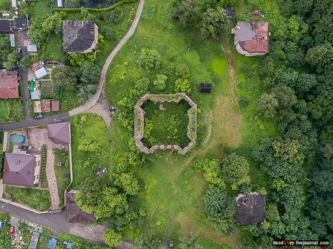 усадьба Петровское-Алабино с квадрокоптера