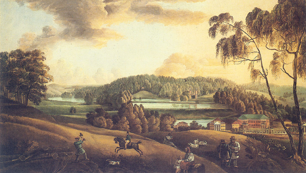 усадьба Семеновское-Отрада с квадрокоптера