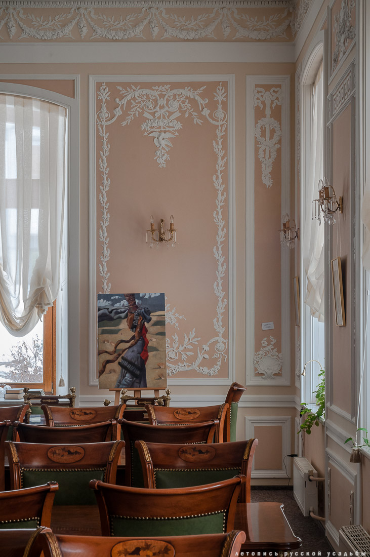 Интерьеры дома купцов Кузнецовых после реставрации, г. Москва, ул. Проспект Мира, д. 41, стр. 1.