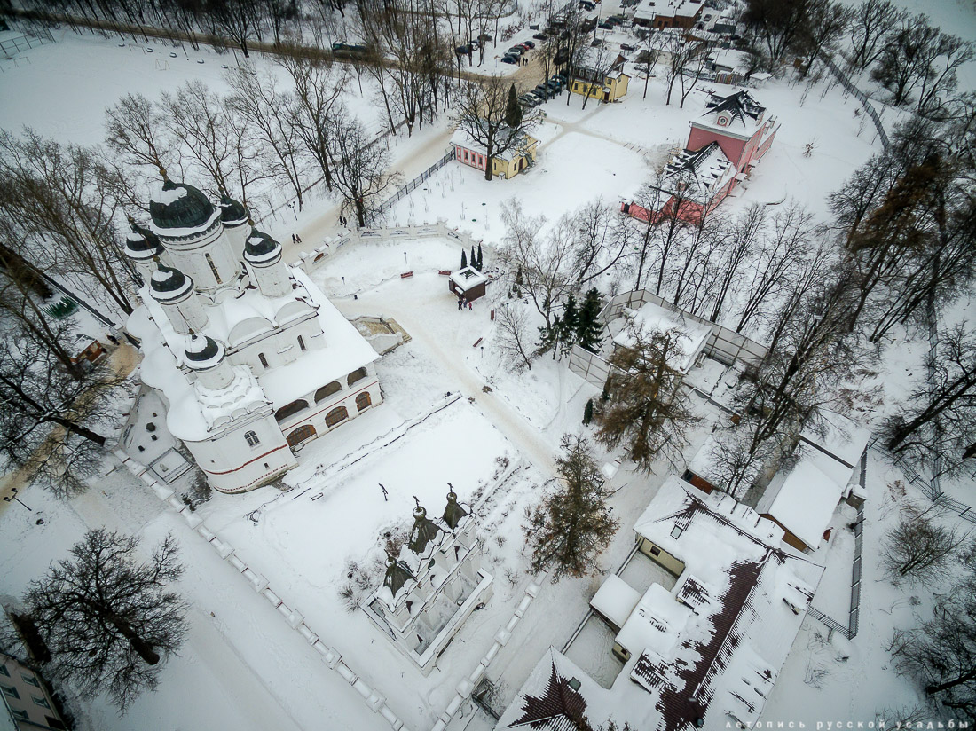 усадьба Большие Вяземы с квадрокоптера