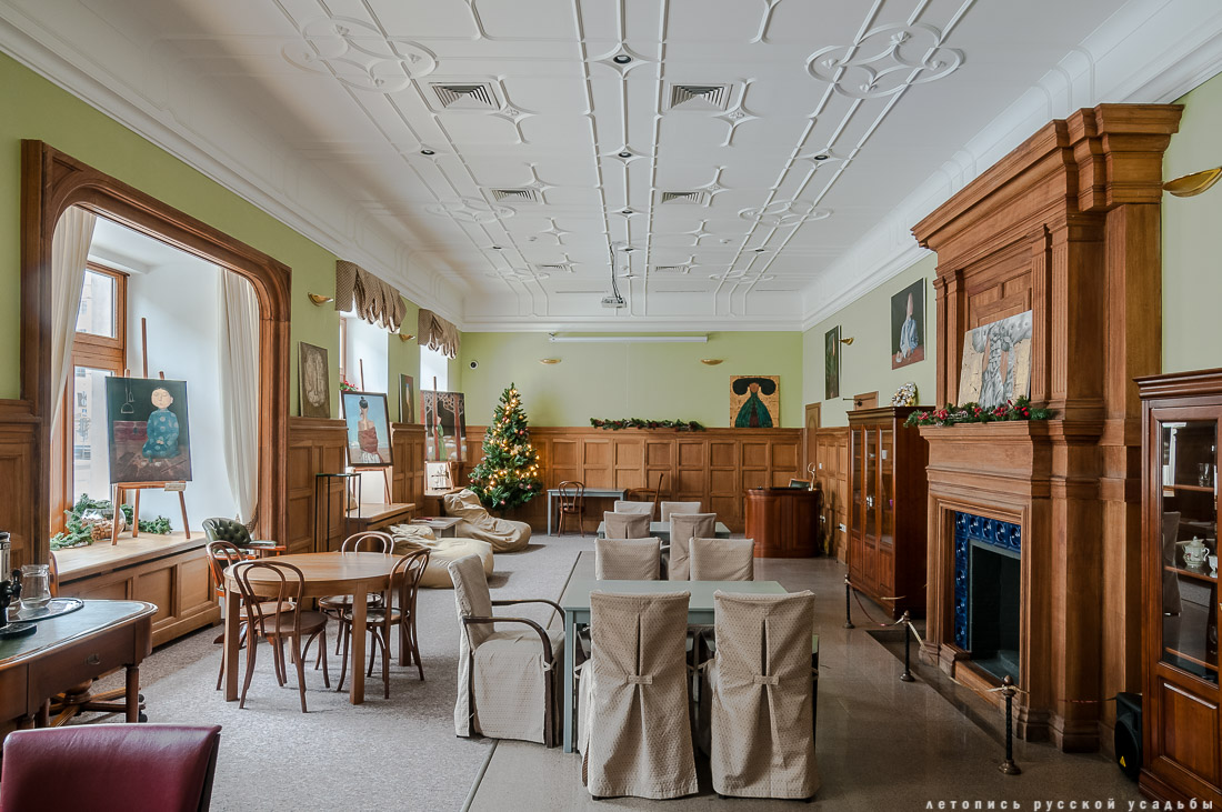 Интерьеры дома купцов Кузнецовых после реставрации, г. Москва, ул. Проспект Мира, д. 41, стр. 1.