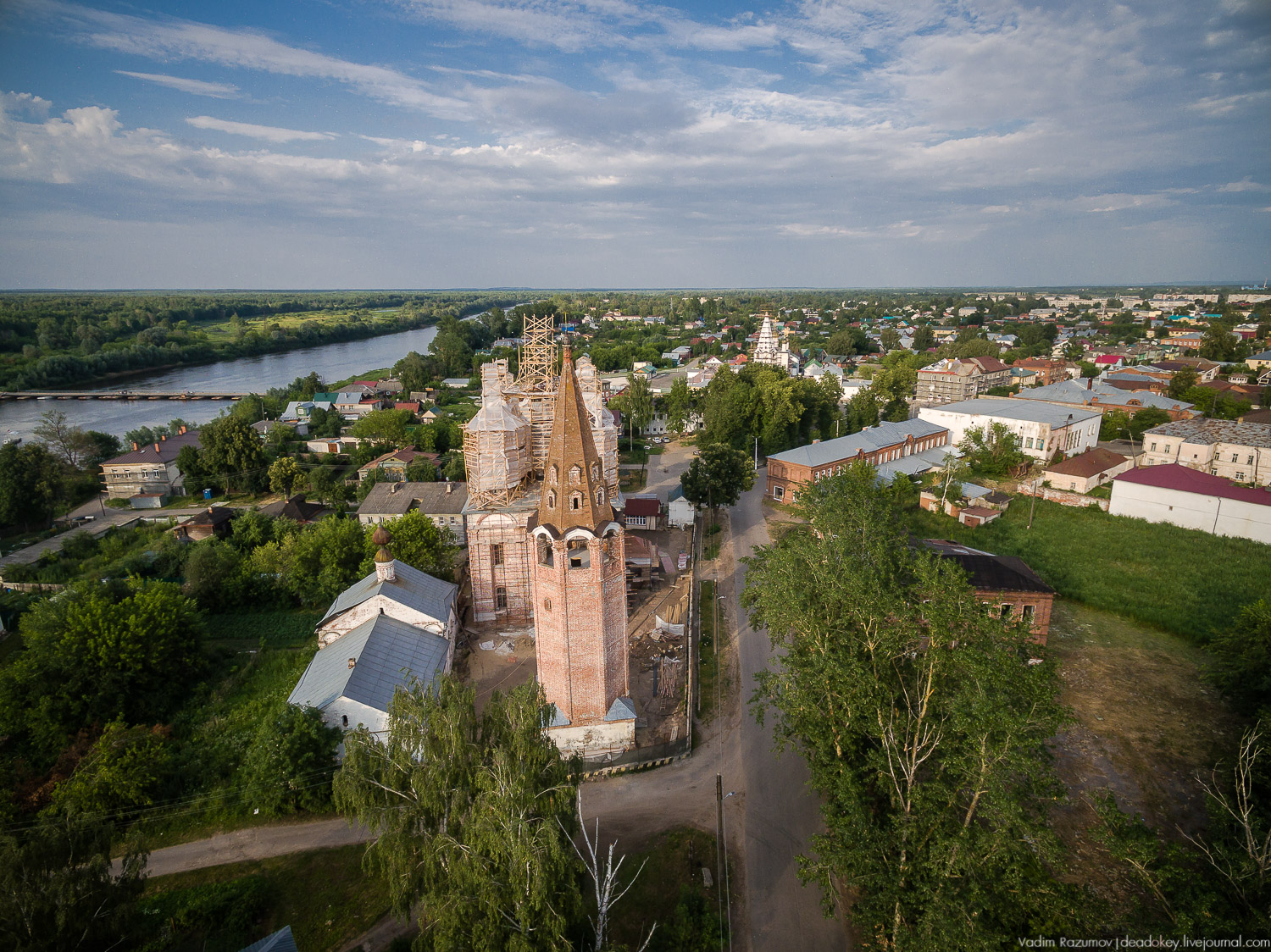 Гороховец с дрона