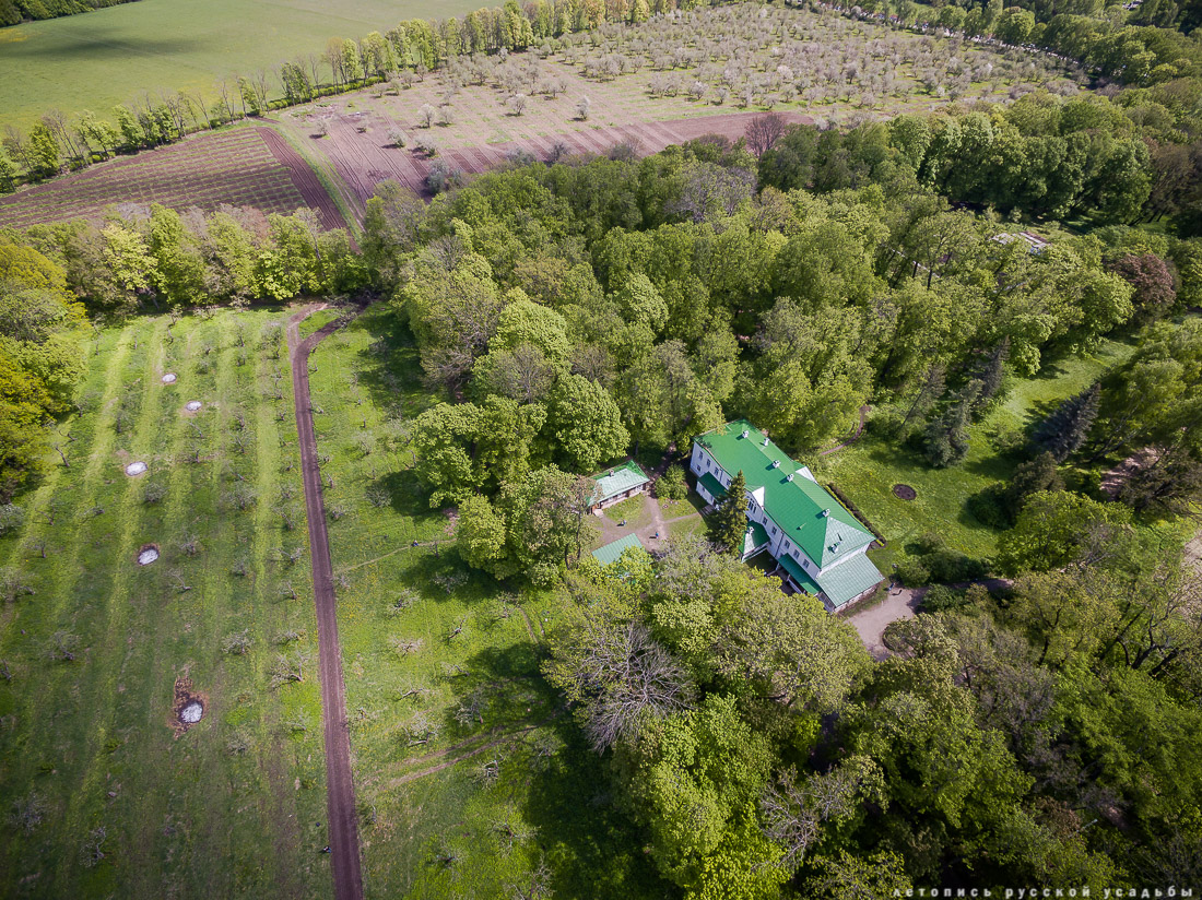 В гости с дроном к Л.Н. Толстому в усадьбу Ясная Поляна, Тульская область, Щекинский район, дер. Ясная Поляна