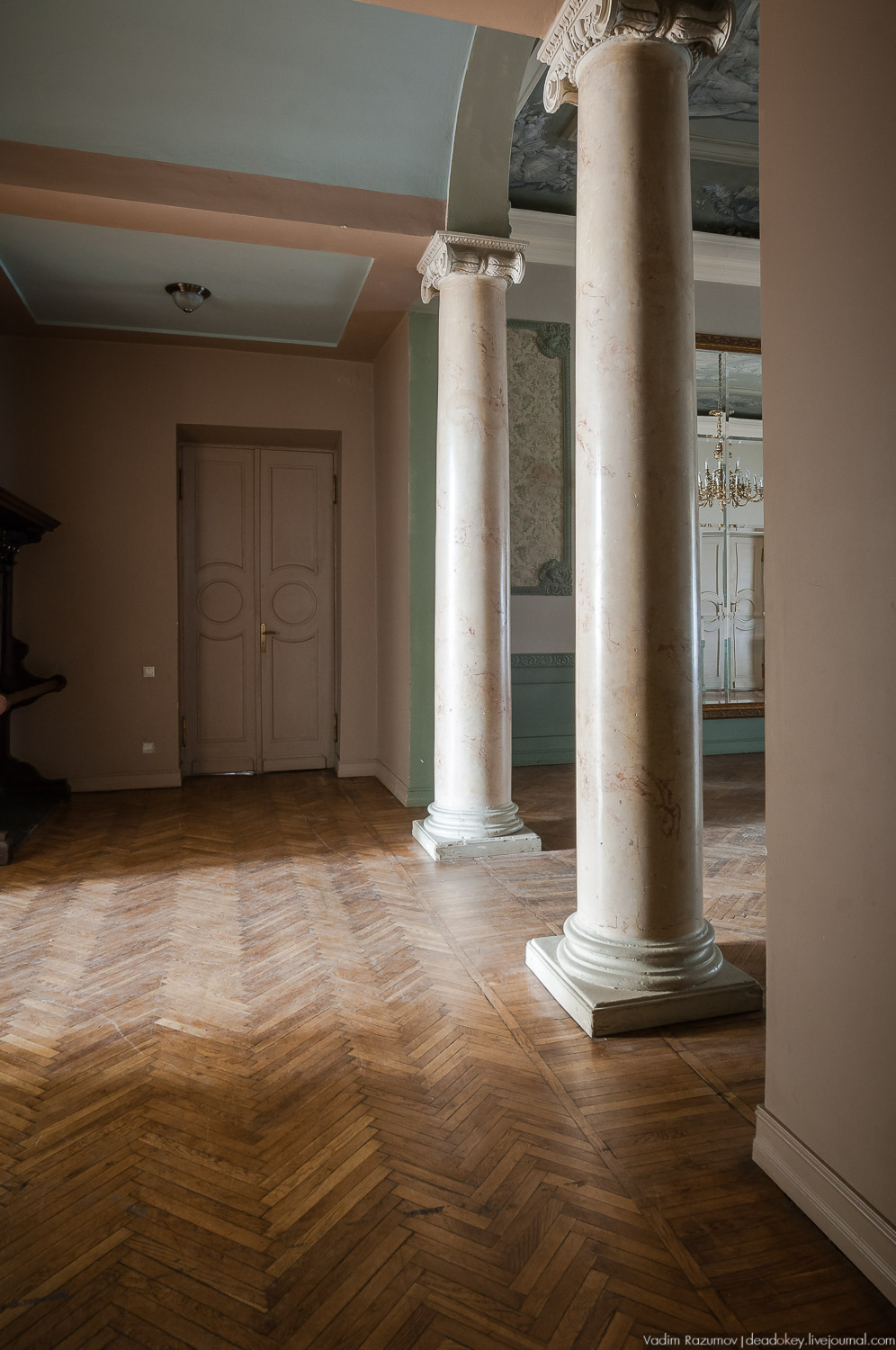 усадьба Братцево, Москва, интерьеры главного дома