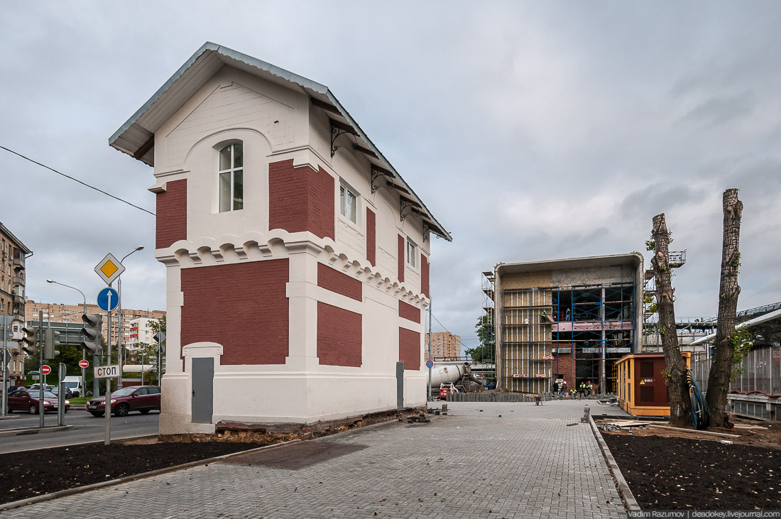 МКЖД. Станция Серебряный бор.