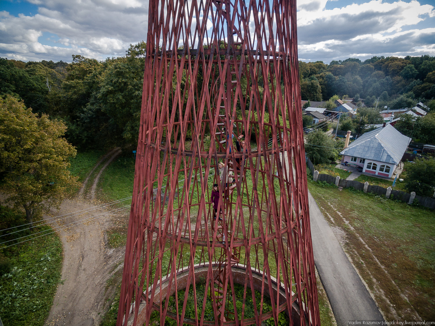 усадьба Полибино с дрона и квадрокоптера, Липецкая область