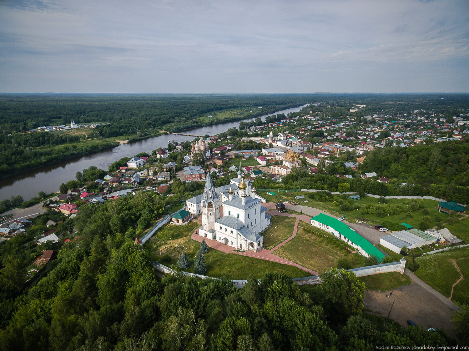 Гороховец с дрона