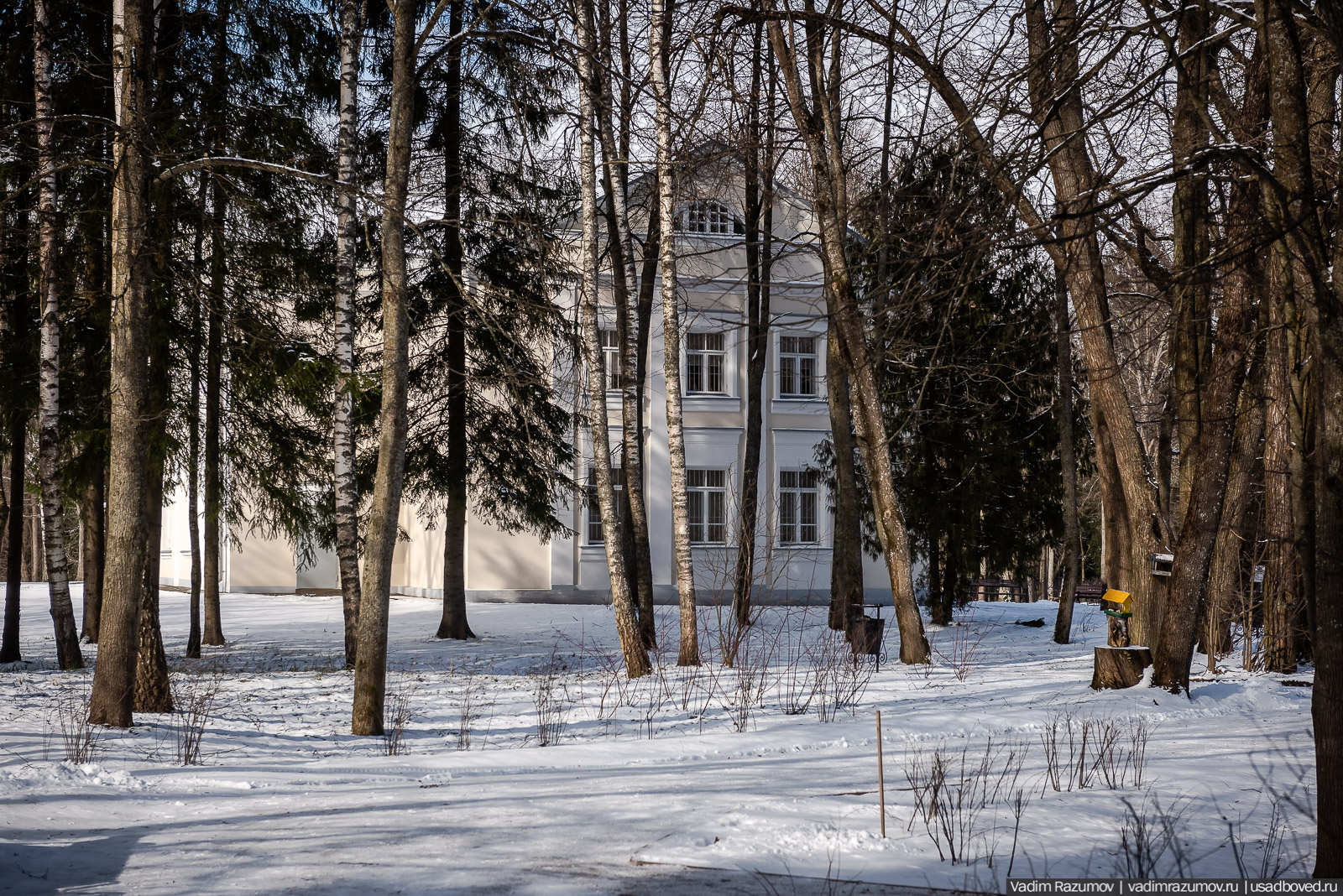 усадьба Абрамцево, 2020 год, зима, последний снег