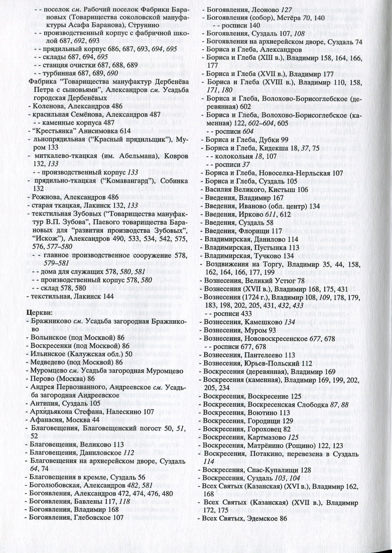 Свод памятников архитектуры и монументального искусства Владимирской области в двух томах
