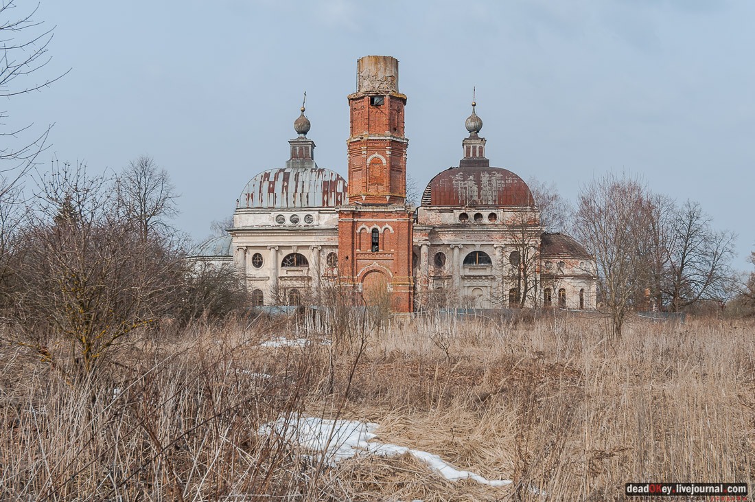 усадьба Ярополец Чернышевых. Началась реставрация Казанского храма