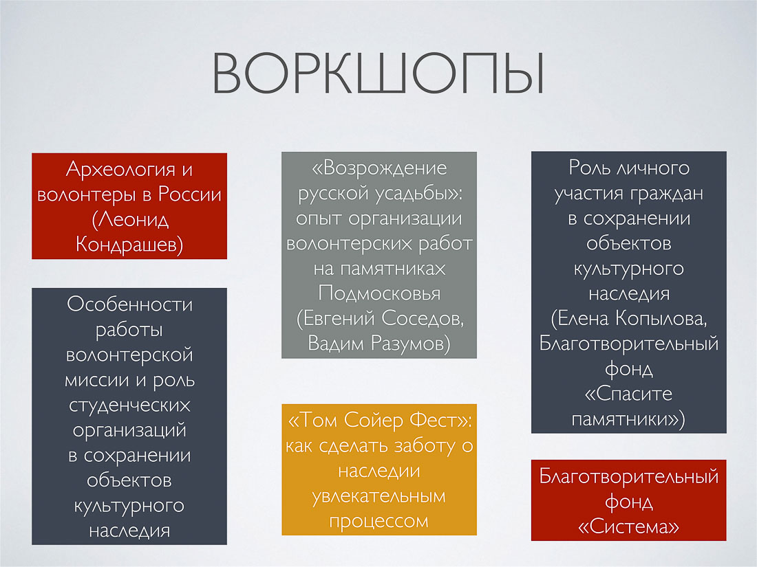 ВОЛОНТЕРСТВО В ДЕЛЕ СОХРАНЕНИЯ КУЛЬТУРНОГО НАСЛЕДИЯ