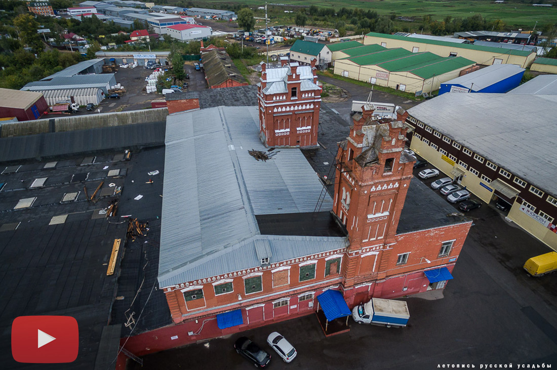 Поселок Октябрьский, фабрика Шорыгина с квадрокоптера