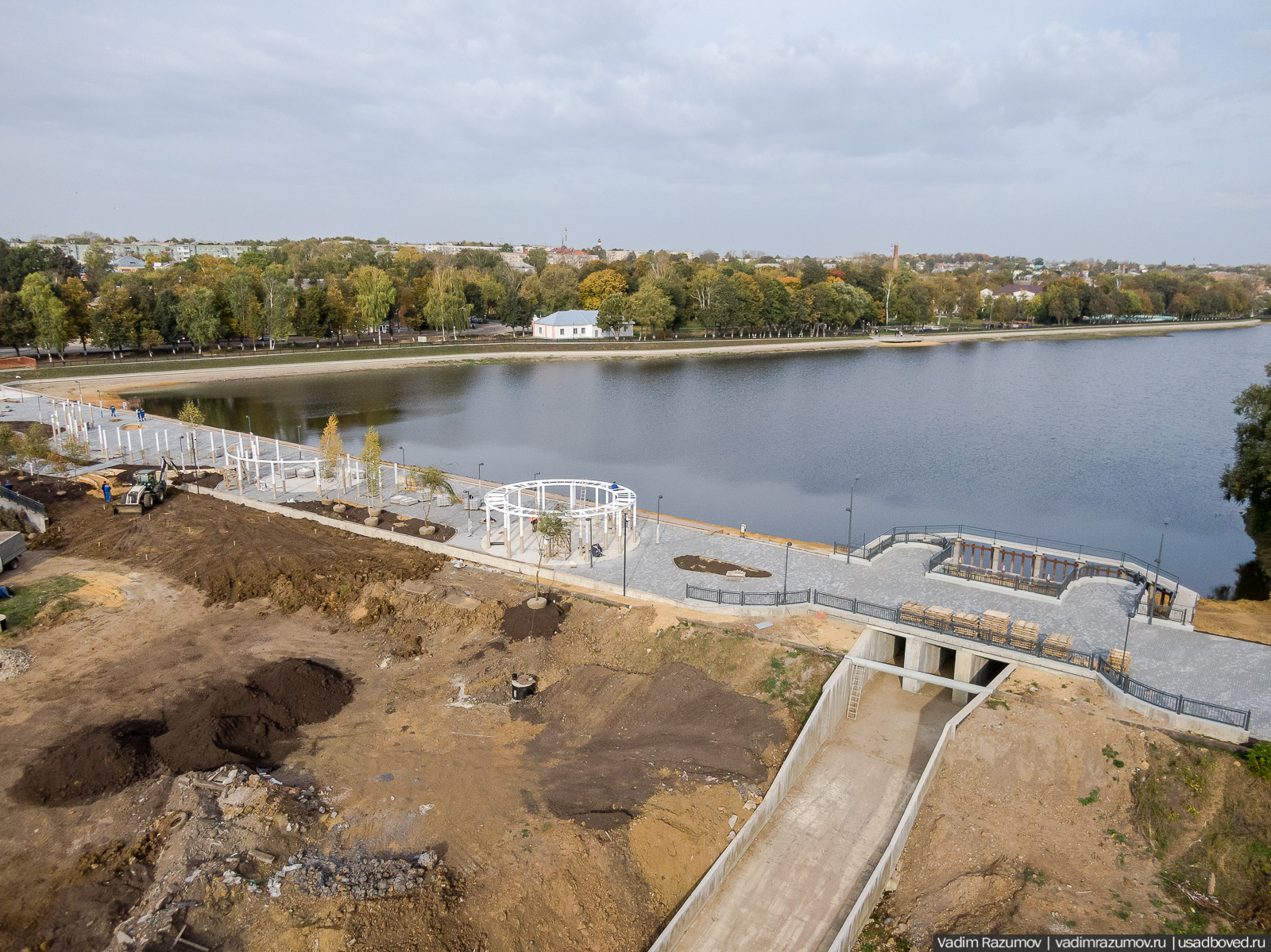 Богородицк, открытие плотины, приезд губернатора, Тульская область, дворец, пруды