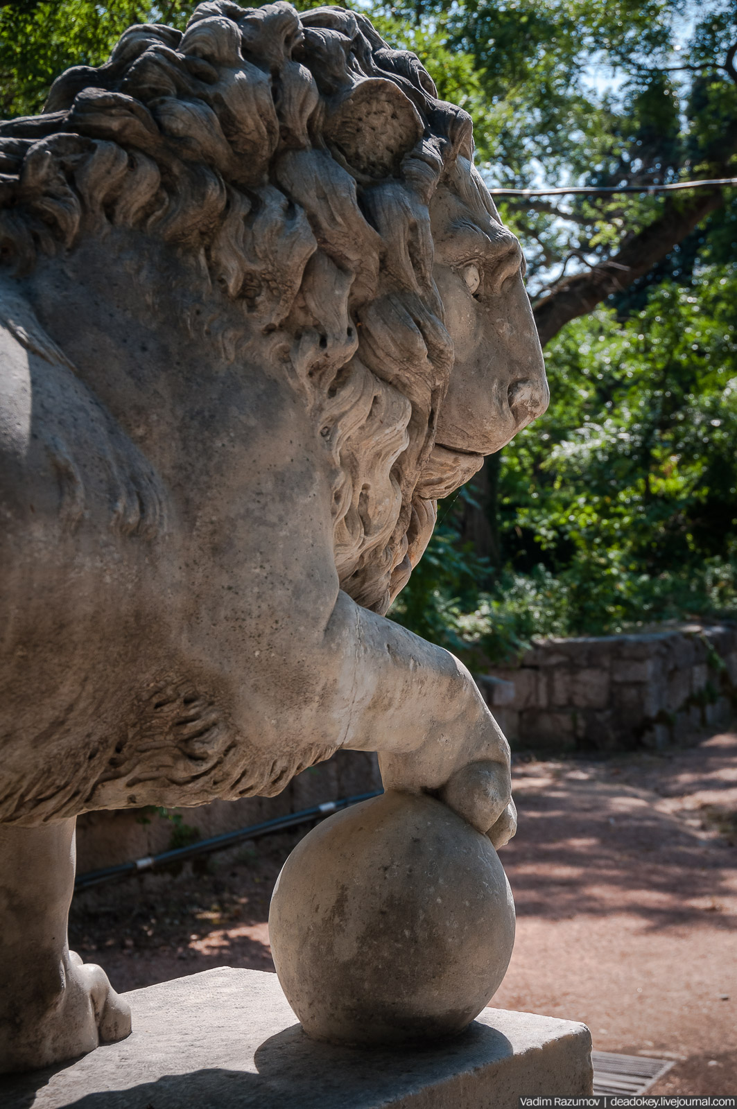 Юсуповский дворец, Крым, львы