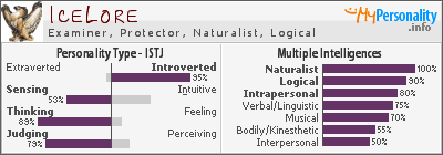 Click to view my Personality Profile page