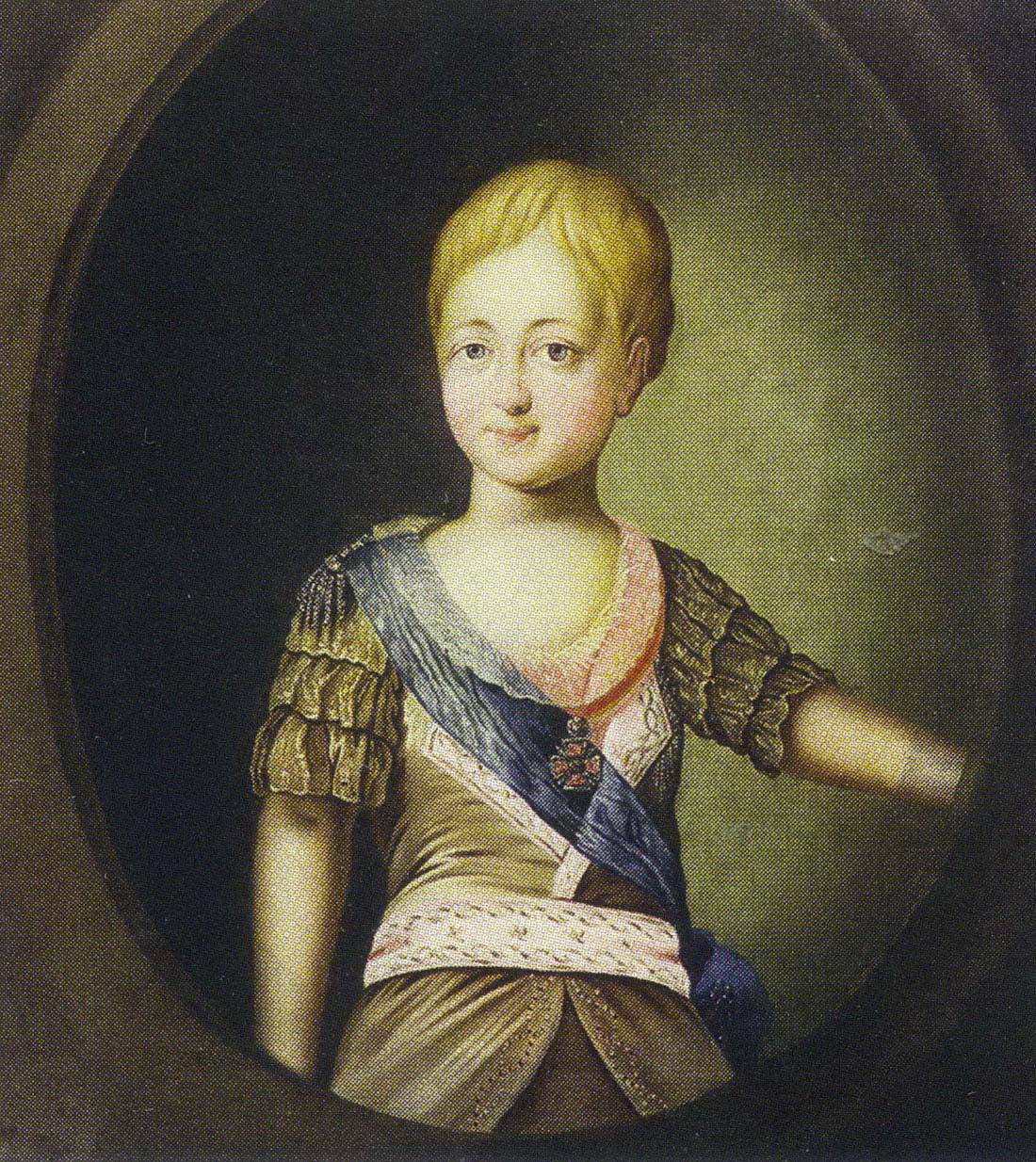 Детский Портрет великого князя Александра Павловича