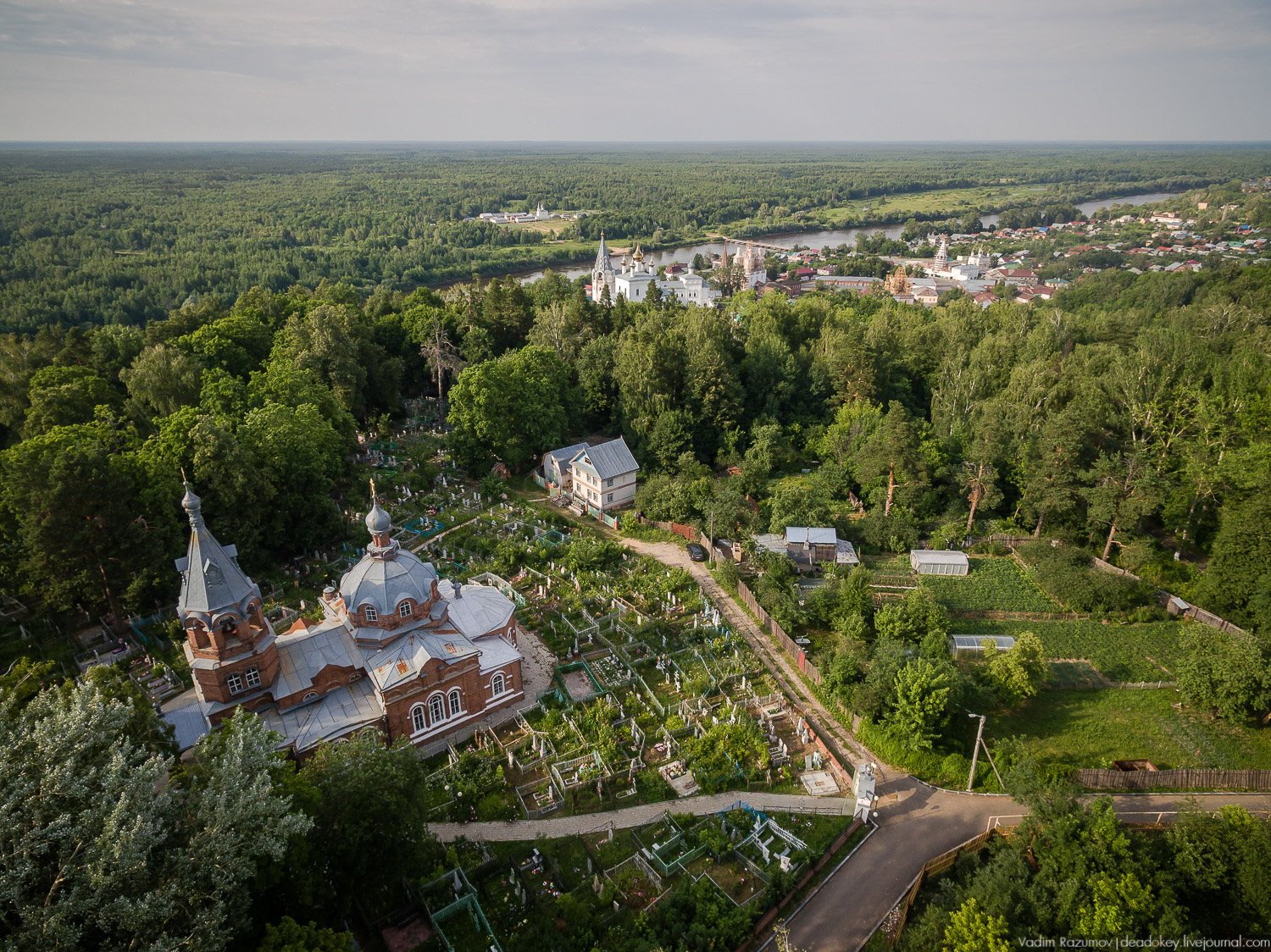 Гороховец с дрона