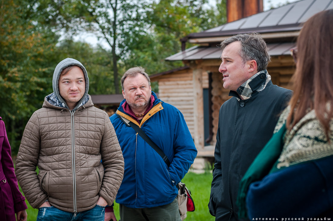 усадьба Скорняково-Архангельское, интервью с Алексеем Шкрапкиным