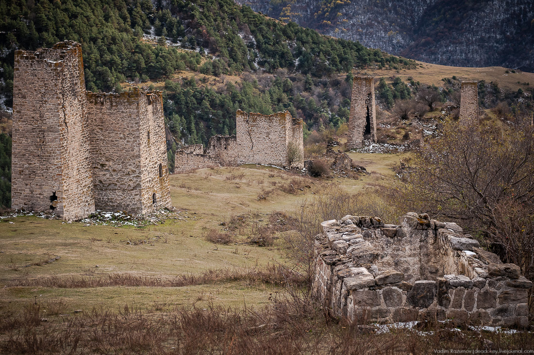 Башенный комплекс Фалхан, Ингушетия, Джейрахское ущелье.