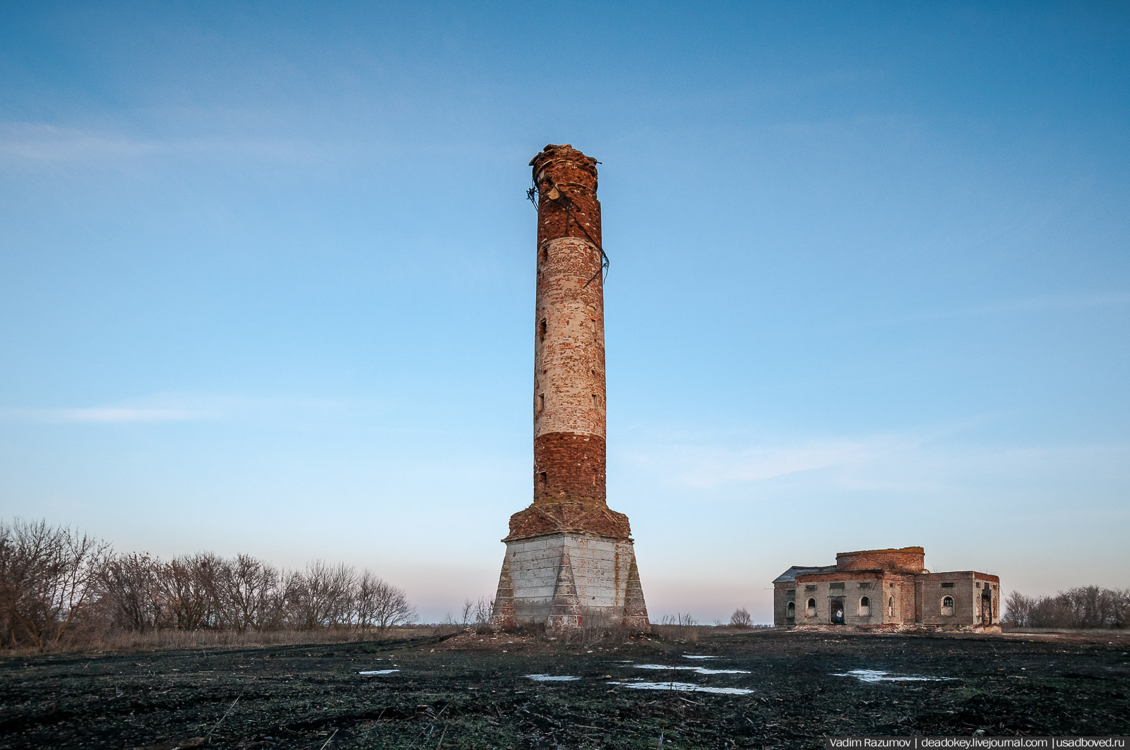 Усадьба Ивановка, колокольня-маяк, Липецкая область, Добринский район