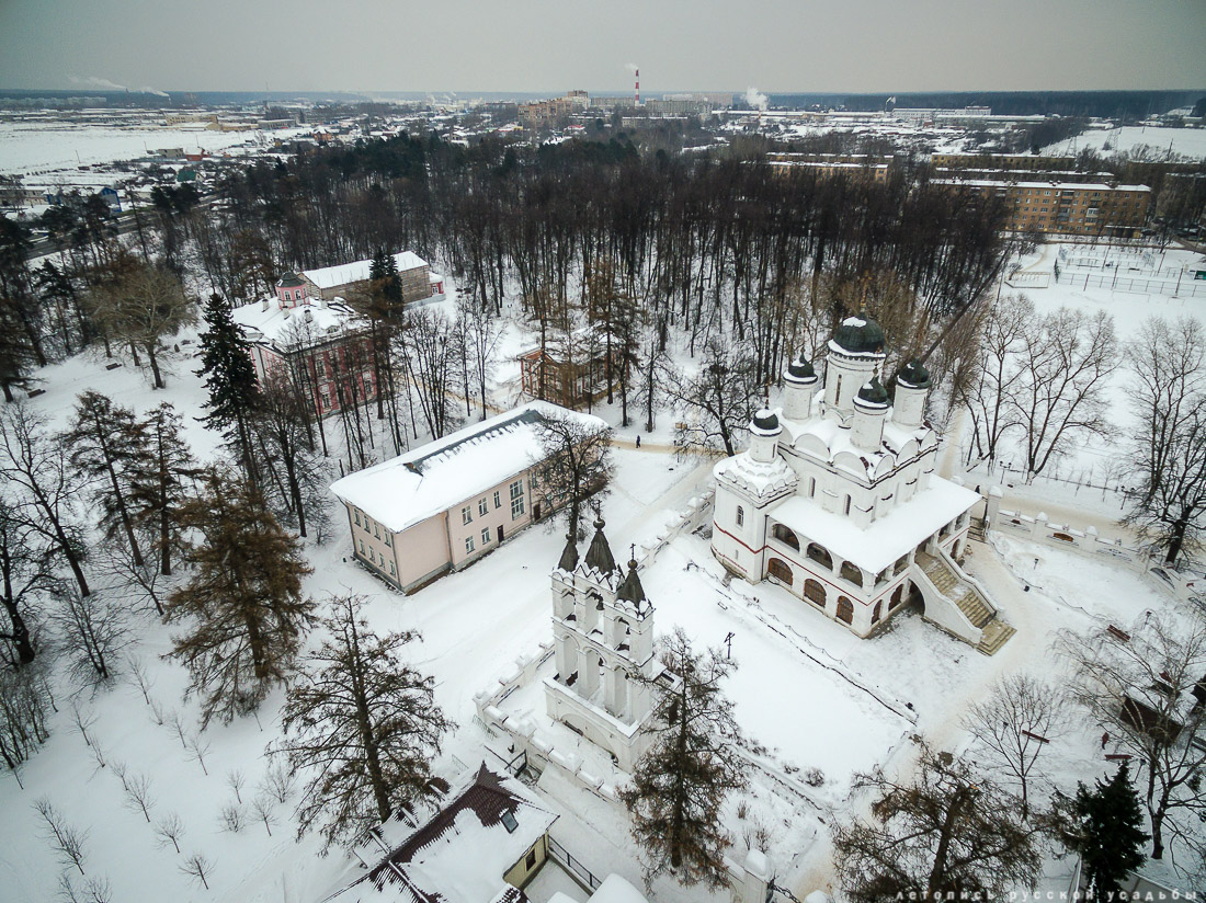 усадьба Большие Вяземы с квадрокоптера