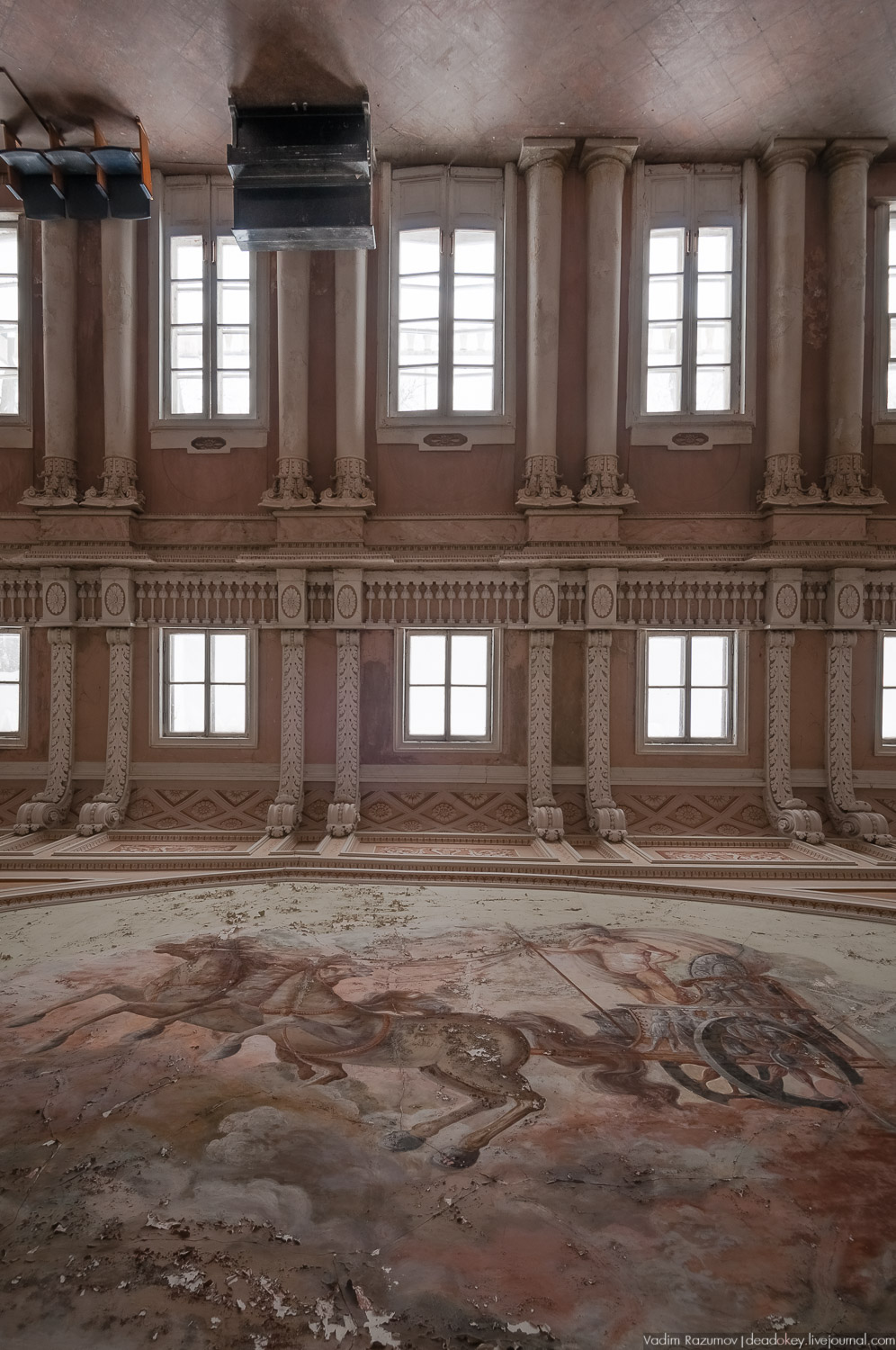 Усадьба Знаменское-Садки, интерьеры главного дома, Москва