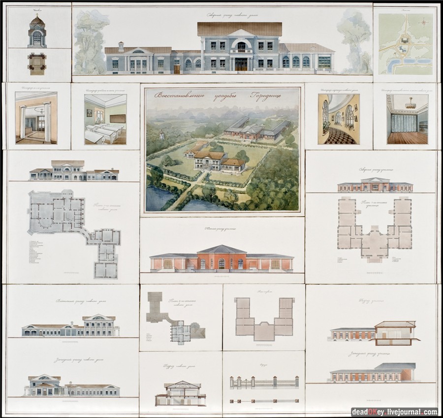 усадьба Городищи (проект восстановления)