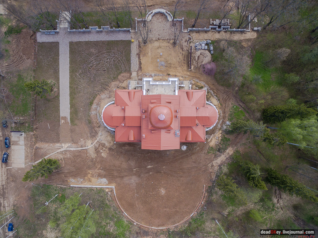 усадьба Студеные Ключи с квадрокоптера